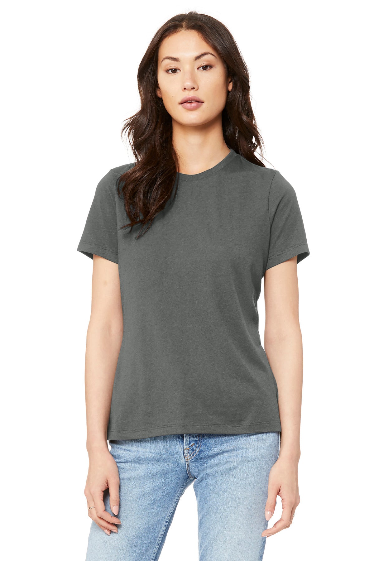 BELLA+CANVAS  Women's Relaxed Jersey Short Sleeve Tee - Asphalt