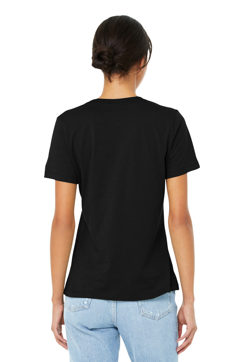 BELLA+CANVAS  Women's Relaxed Jersey Short Sleeve Tee - Black