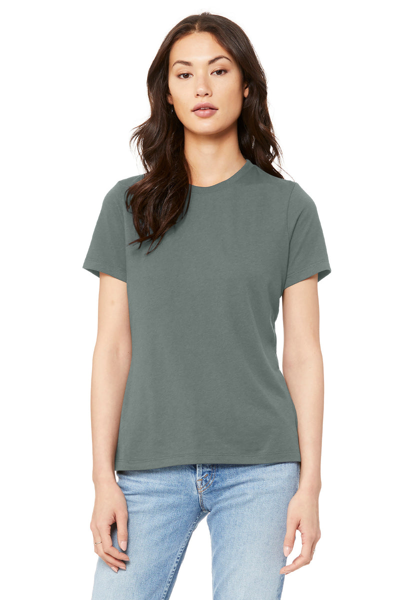 BELLA+CANVAS  Women's Relaxed Jersey Short Sleeve Tee - Blue Storm
