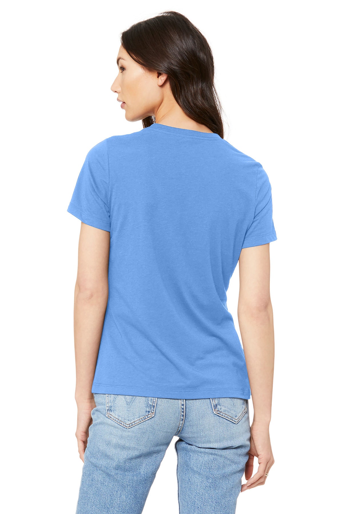 BELLA+CANVAS  Women's Relaxed Jersey Short Sleeve Tee - Carolina Blue