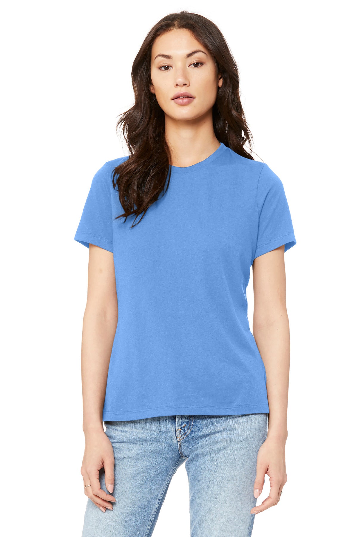 BELLA+CANVAS  Women's Relaxed Jersey Short Sleeve Tee - Carolina Blue