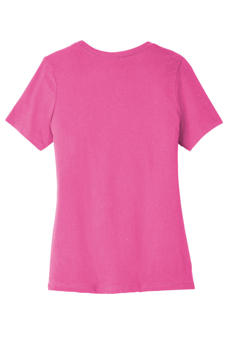BELLA+CANVAS  Women's Relaxed Jersey Short Sleeve Tee - Charity Pink