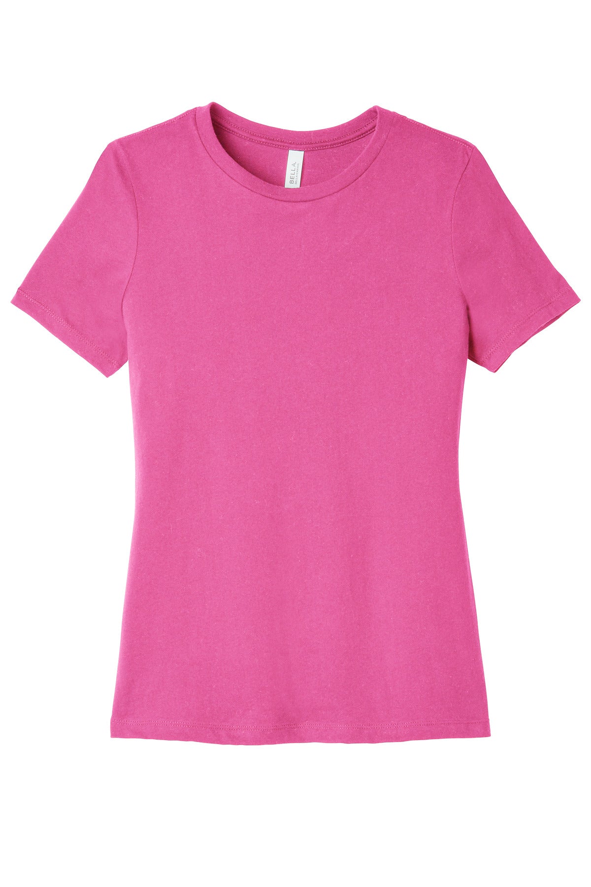 BELLA+CANVAS  Women's Relaxed Jersey Short Sleeve Tee - Charity Pink