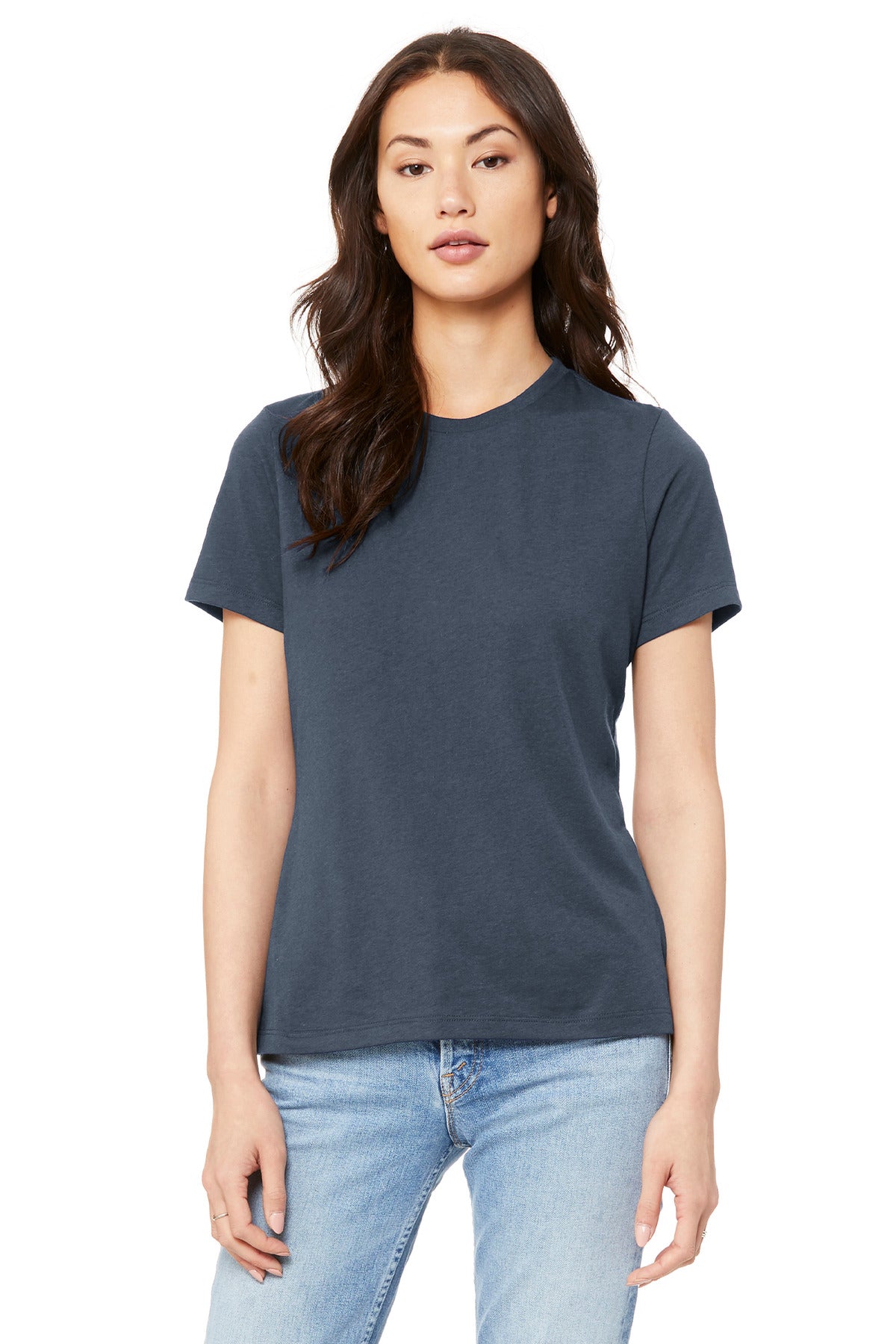 BELLA+CANVAS  Women's Relaxed Jersey Short Sleeve Tee - Dark Grey