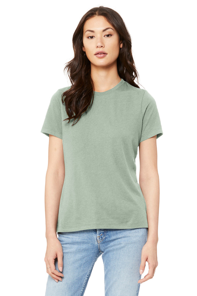 BELLA+CANVAS  Women's Relaxed Jersey Short Sleeve Tee - Dusty Blue