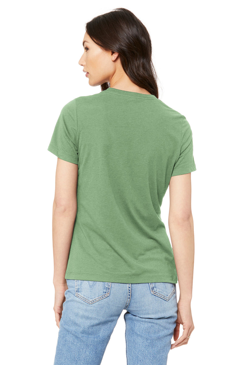BELLA+CANVAS  Women's Relaxed Jersey Short Sleeve Tee - Leaf