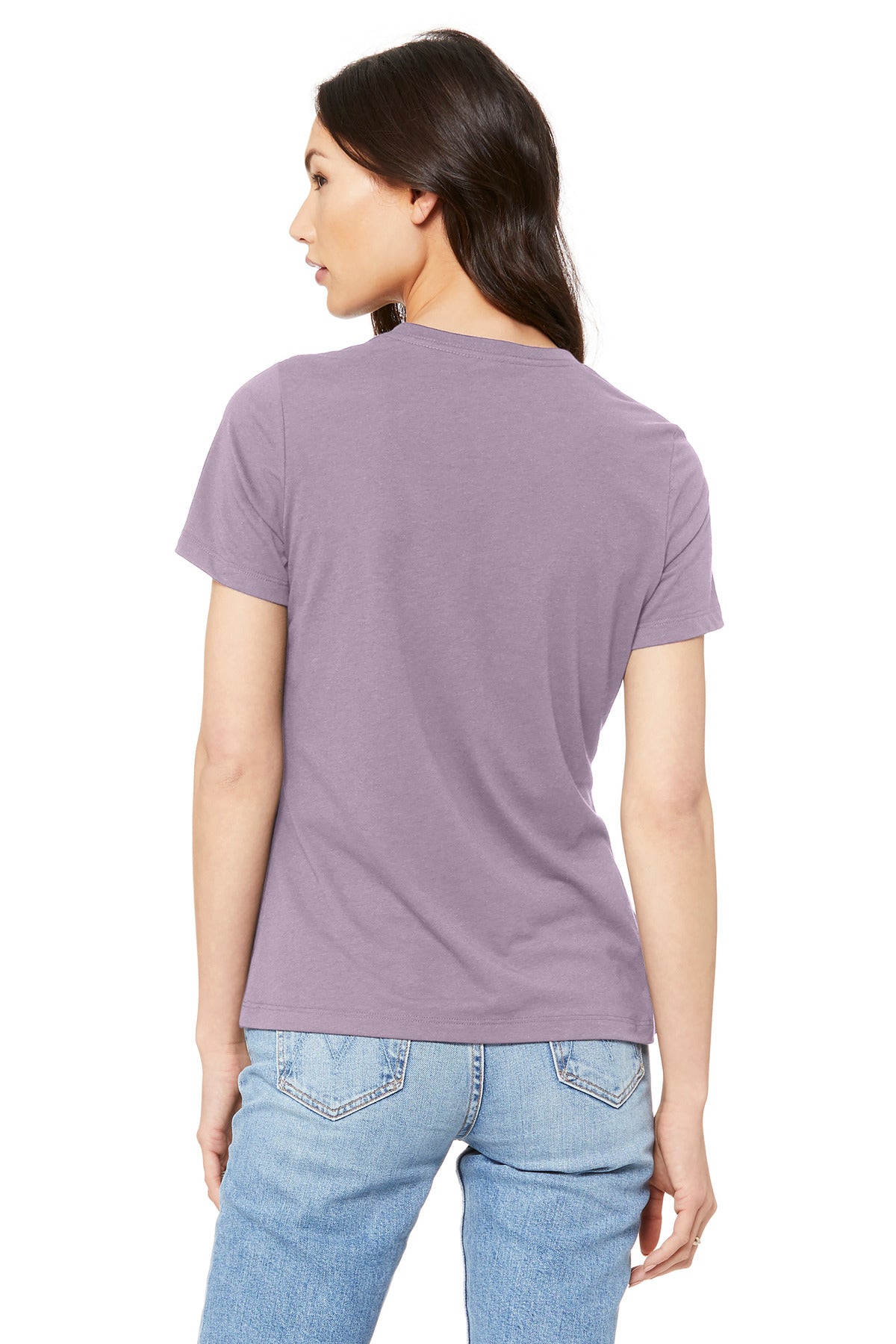 BELLA+CANVAS  Women's Relaxed Jersey Short Sleeve Tee - Light Violet