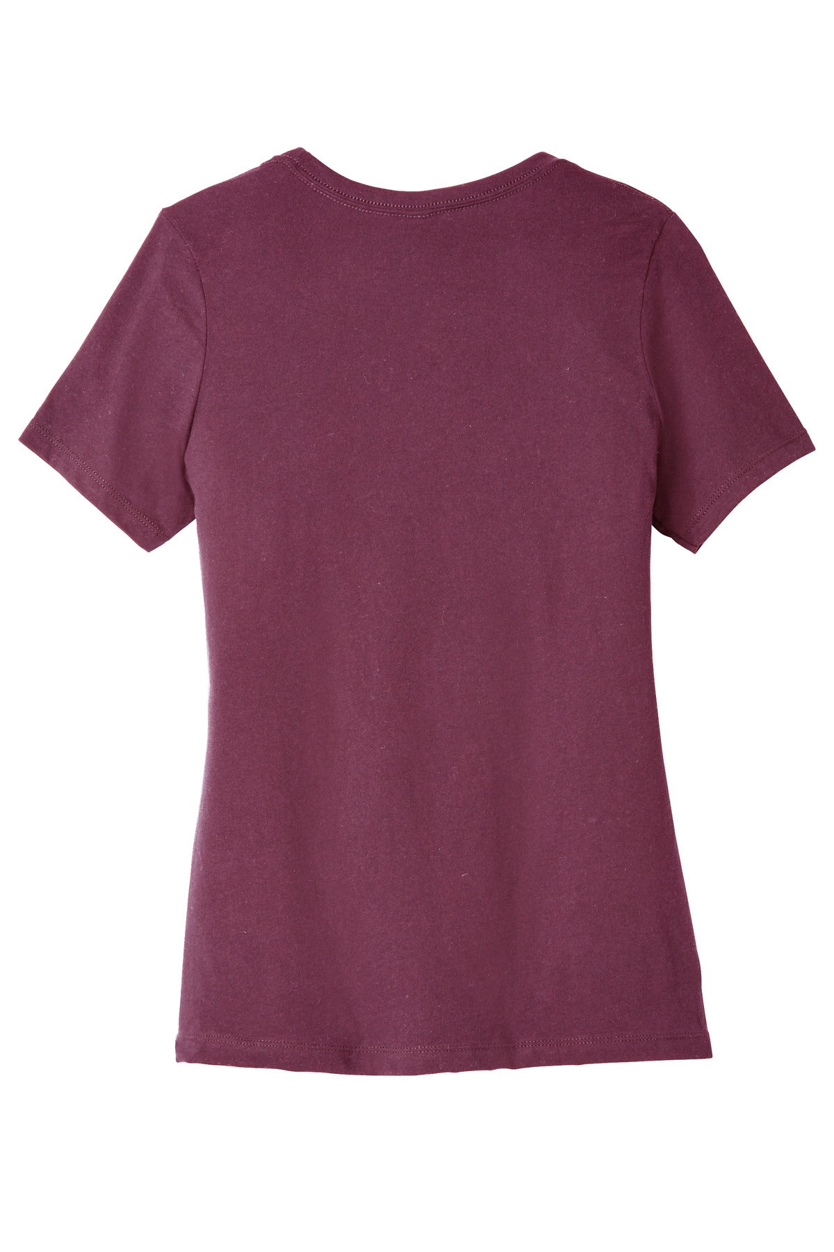 BELLA+CANVAS  Women's Relaxed Jersey Short Sleeve Tee - Maroon