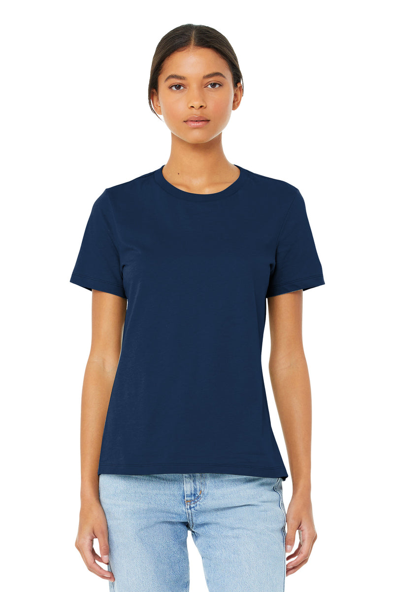 BELLA+CANVAS  Women's Relaxed Jersey Short Sleeve Tee - Navy