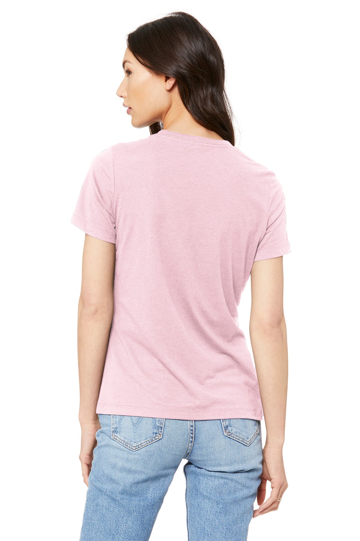 BELLA+CANVAS  Women's Relaxed Jersey Short Sleeve Tee - Pink