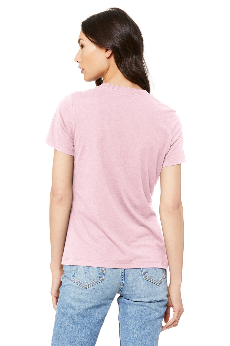 BELLA+CANVAS  Women's Relaxed Jersey Short Sleeve Tee - Pink