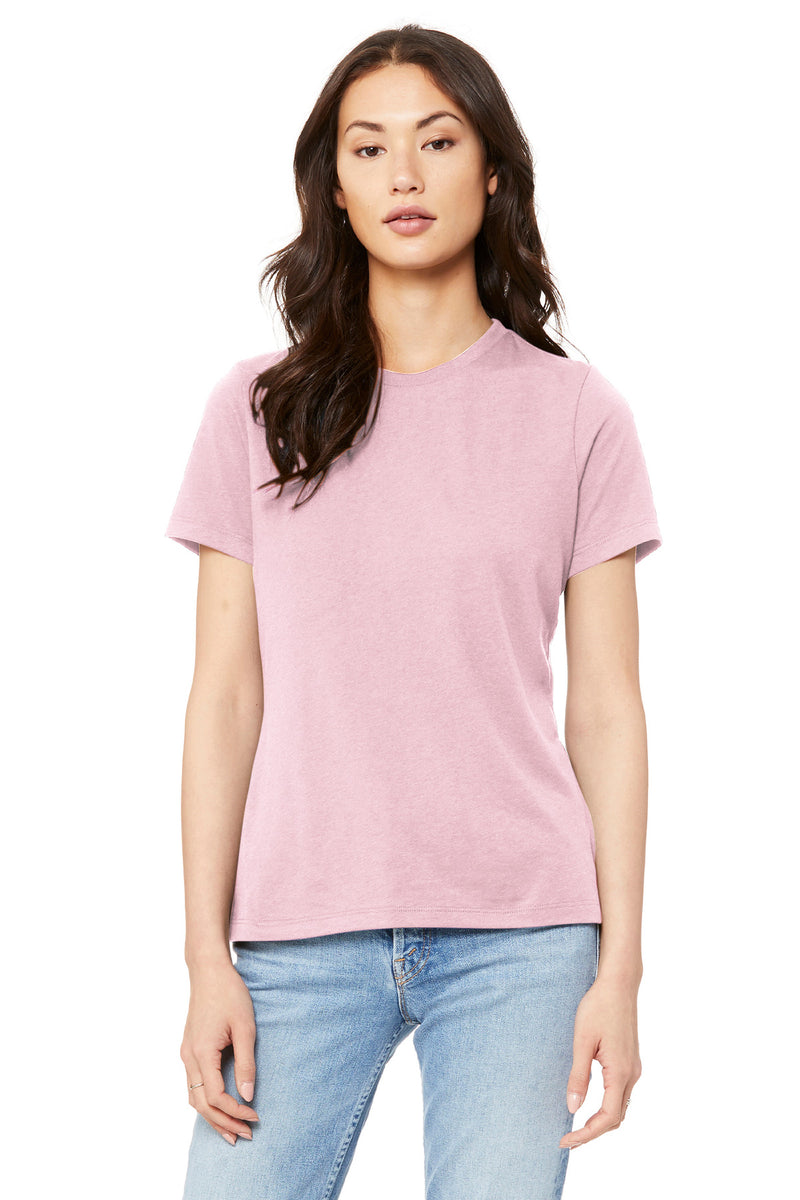 BELLA+CANVAS  Women's Relaxed Jersey Short Sleeve Tee - Pink