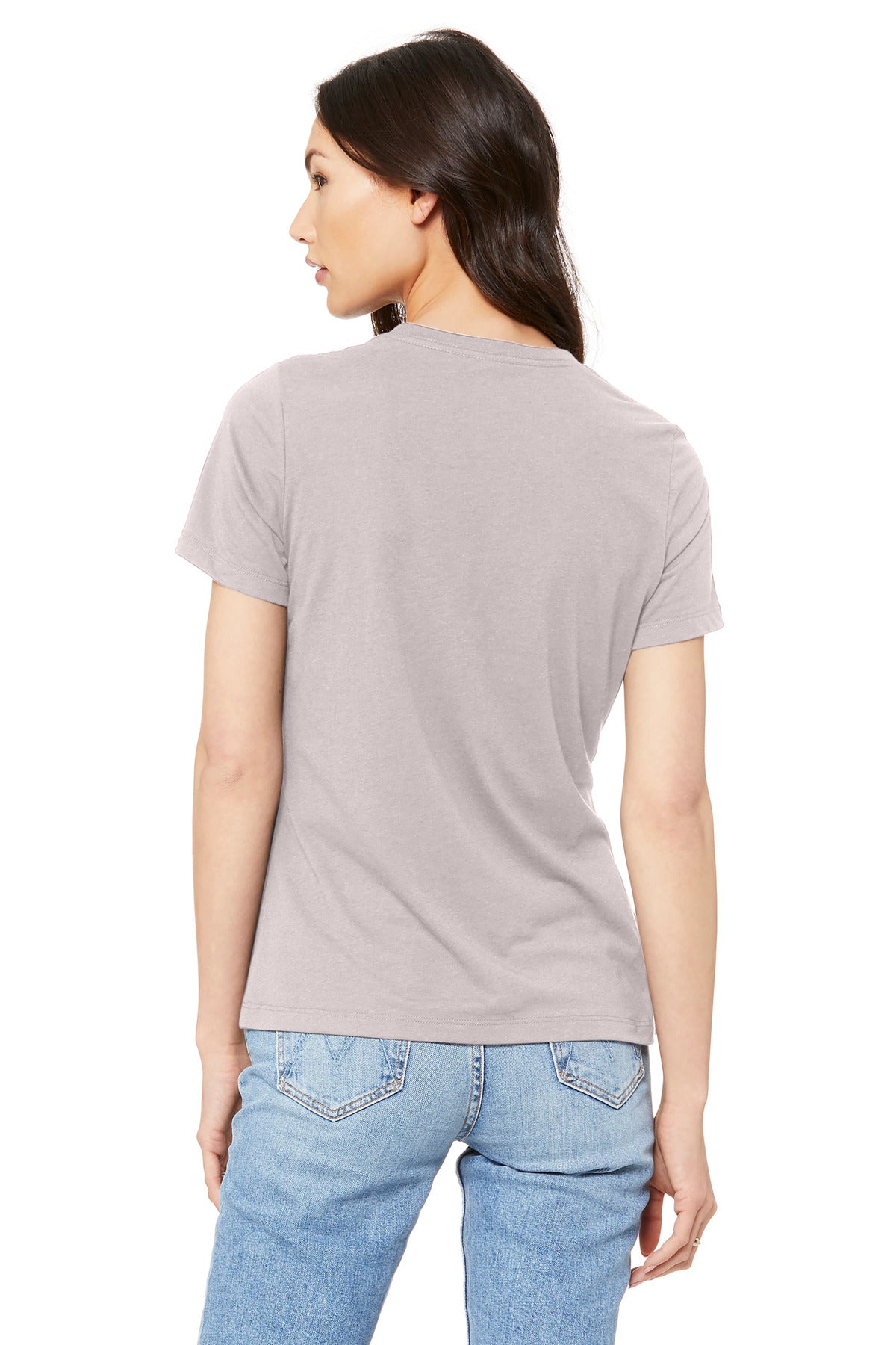 BELLA+CANVAS  Women's Relaxed Jersey Short Sleeve Tee - Pink Gravel
