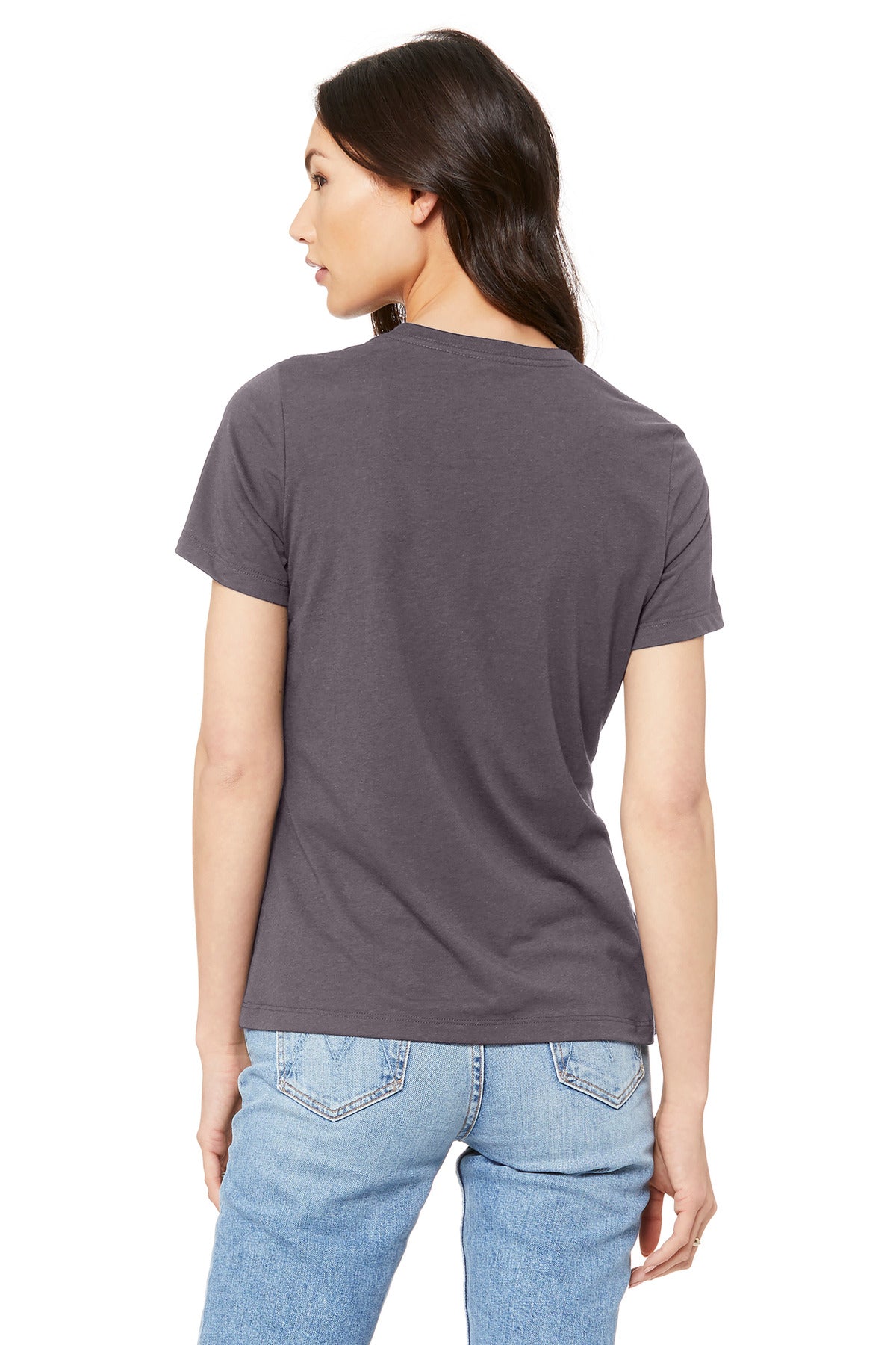 BELLA+CANVAS  Women's Relaxed Jersey Short Sleeve Tee - Purple Storm