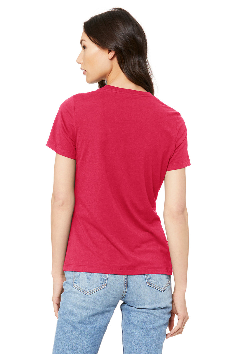 BELLA+CANVAS  Women's Relaxed Jersey Short Sleeve Tee - Red