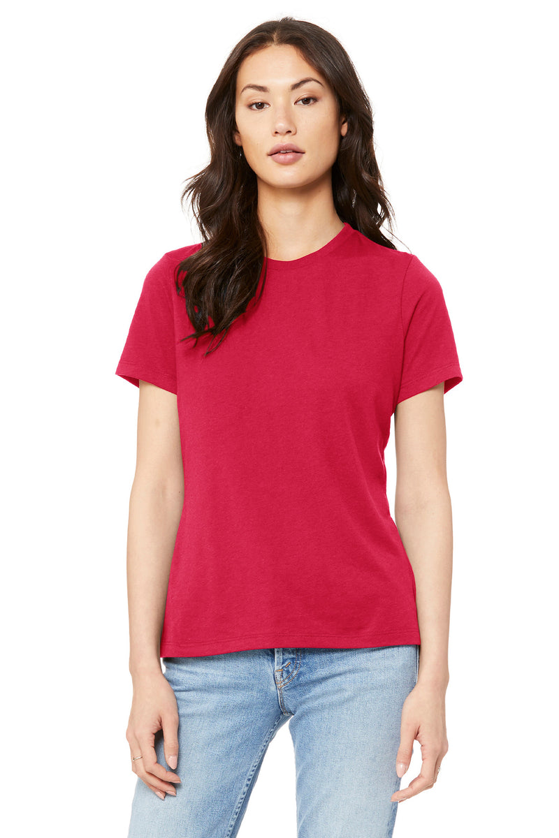 BELLA+CANVAS  Women's Relaxed Jersey Short Sleeve Tee - Red