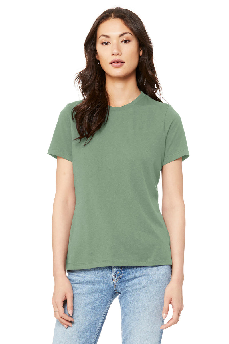 BELLA+CANVAS  Women's Relaxed Jersey Short Sleeve Tee - Sage