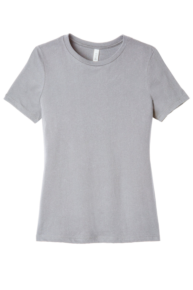 BELLA+CANVAS  Women's Relaxed Jersey Short Sleeve Tee - Solid Athletic Grey