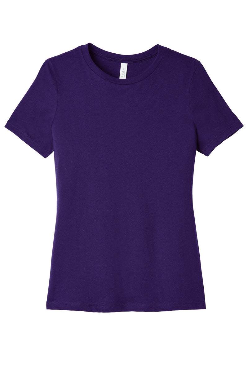 BELLA+CANVAS  Women's Relaxed Jersey Short Sleeve Tee - Team Purple