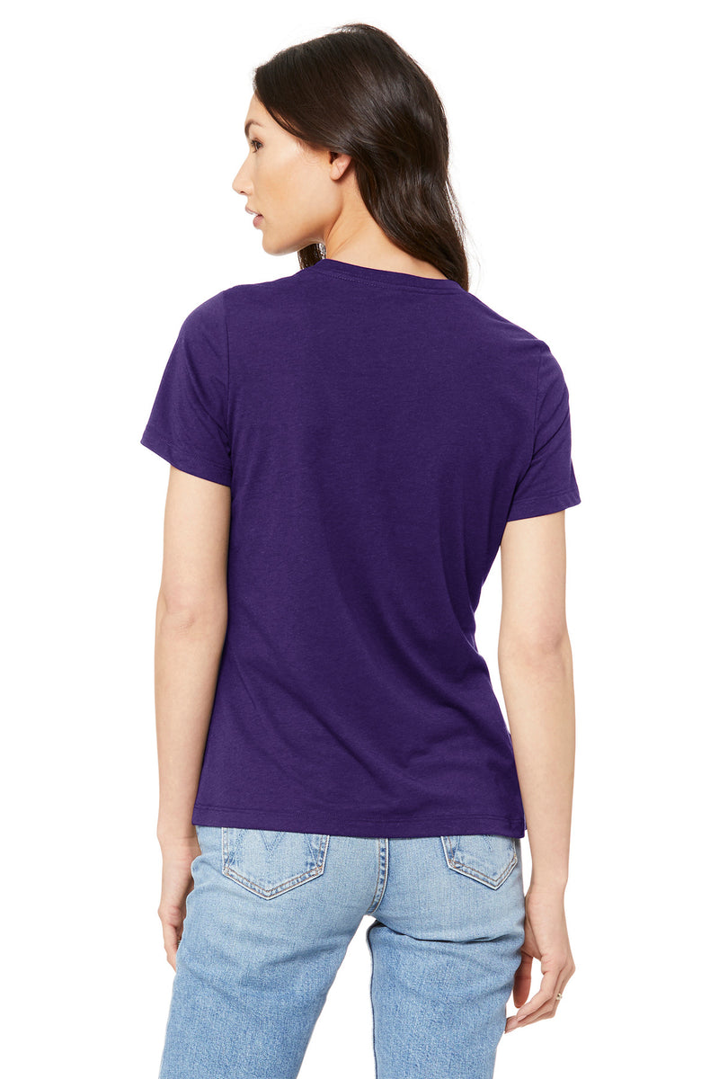 BELLA+CANVAS  Women's Relaxed Jersey Short Sleeve Tee - Team Purple