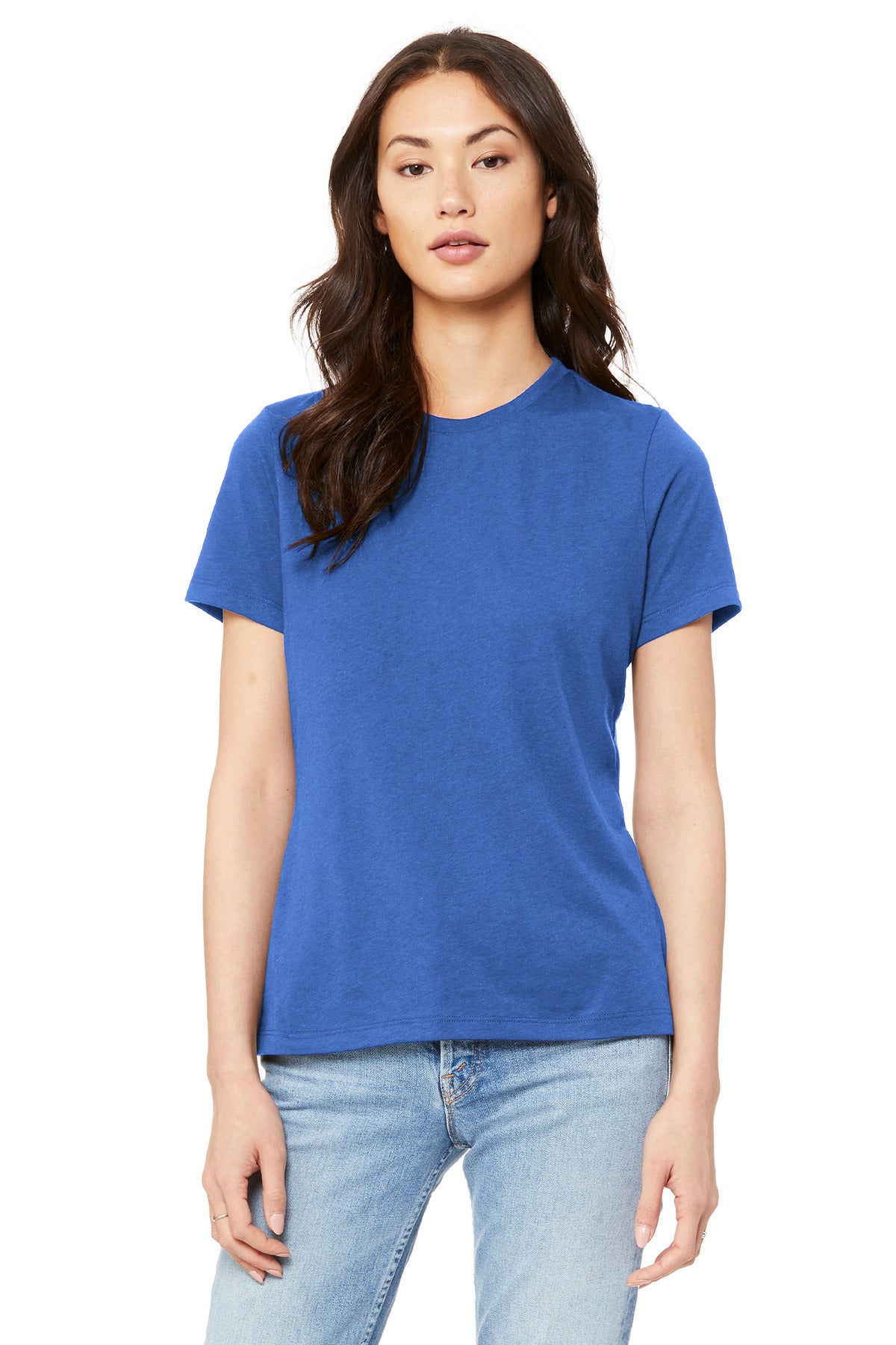 BELLA+CANVAS  Women's Relaxed Jersey Short Sleeve Tee - True Royal