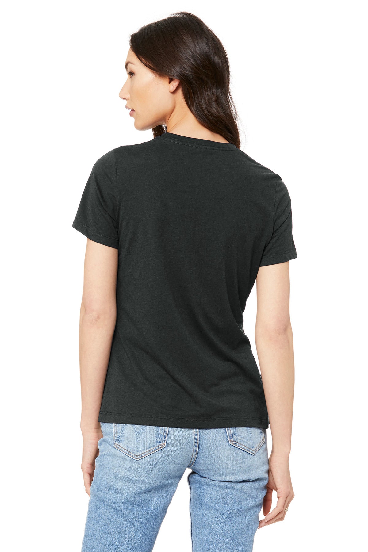 BELLA+CANVAS  Women's Relaxed Jersey Short Sleeve Tee - Vintage Black