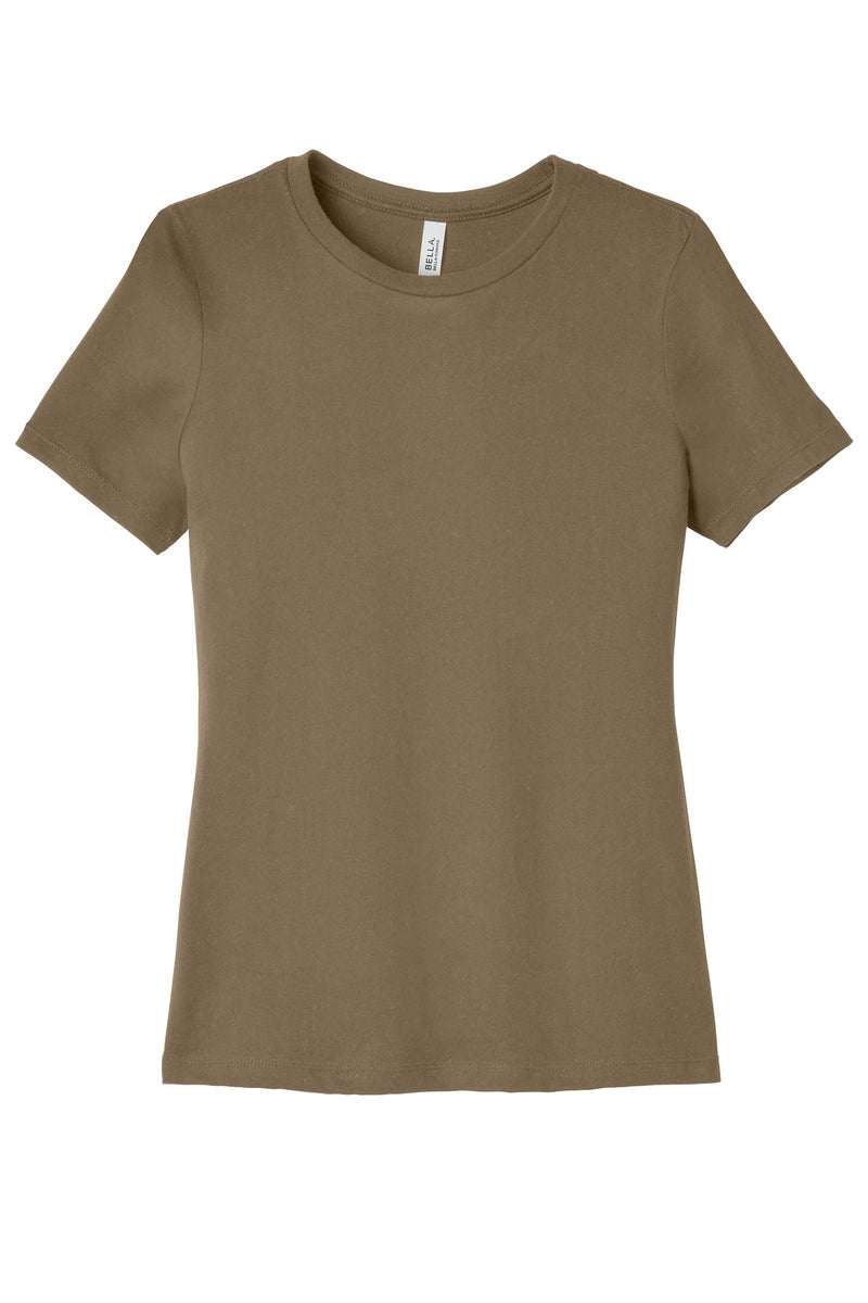 BELLA+CANVAS  Women's Relaxed Jersey Short Sleeve Tee - Vintage Brown