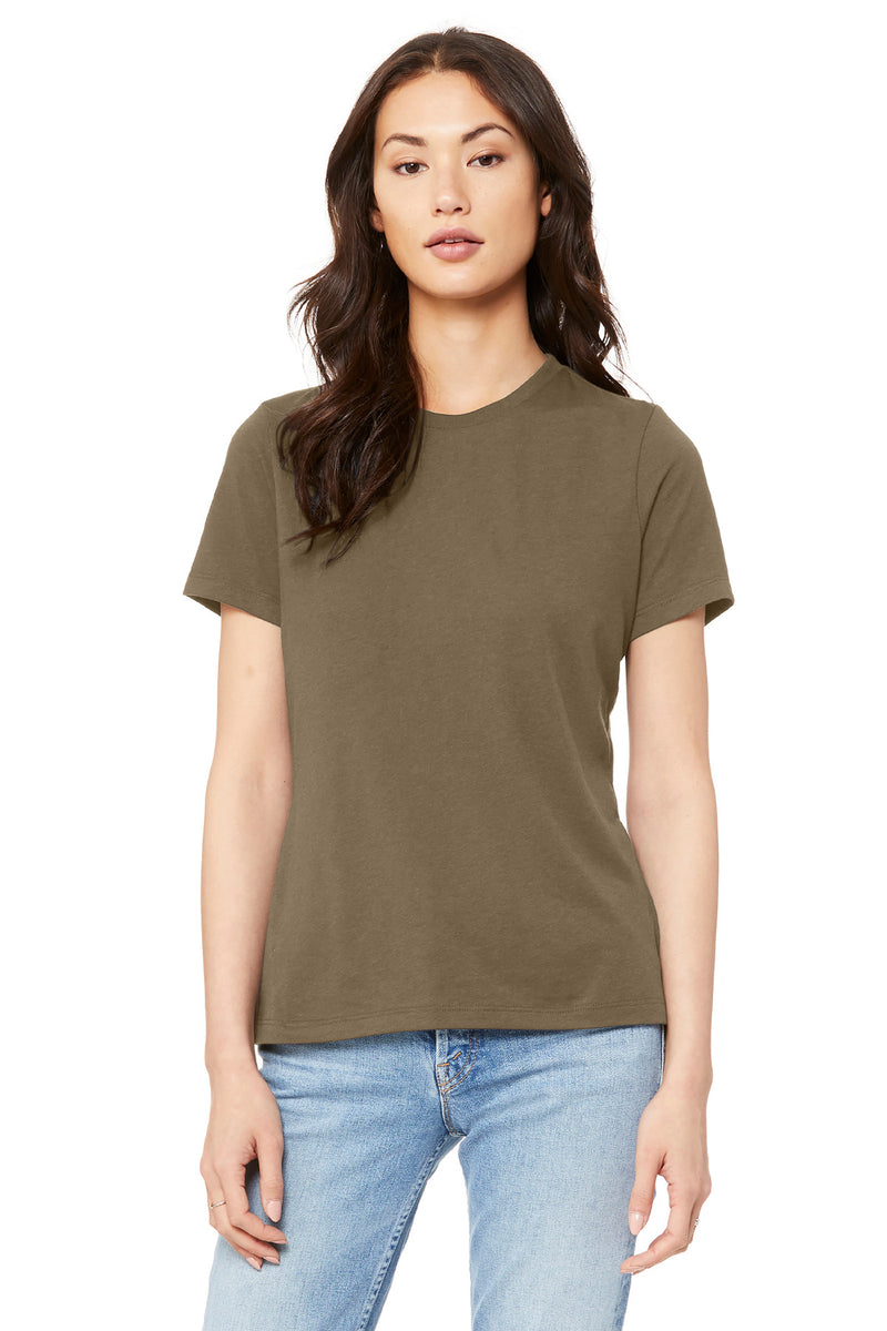 BELLA+CANVAS  Women's Relaxed Jersey Short Sleeve Tee - Vintage Brown