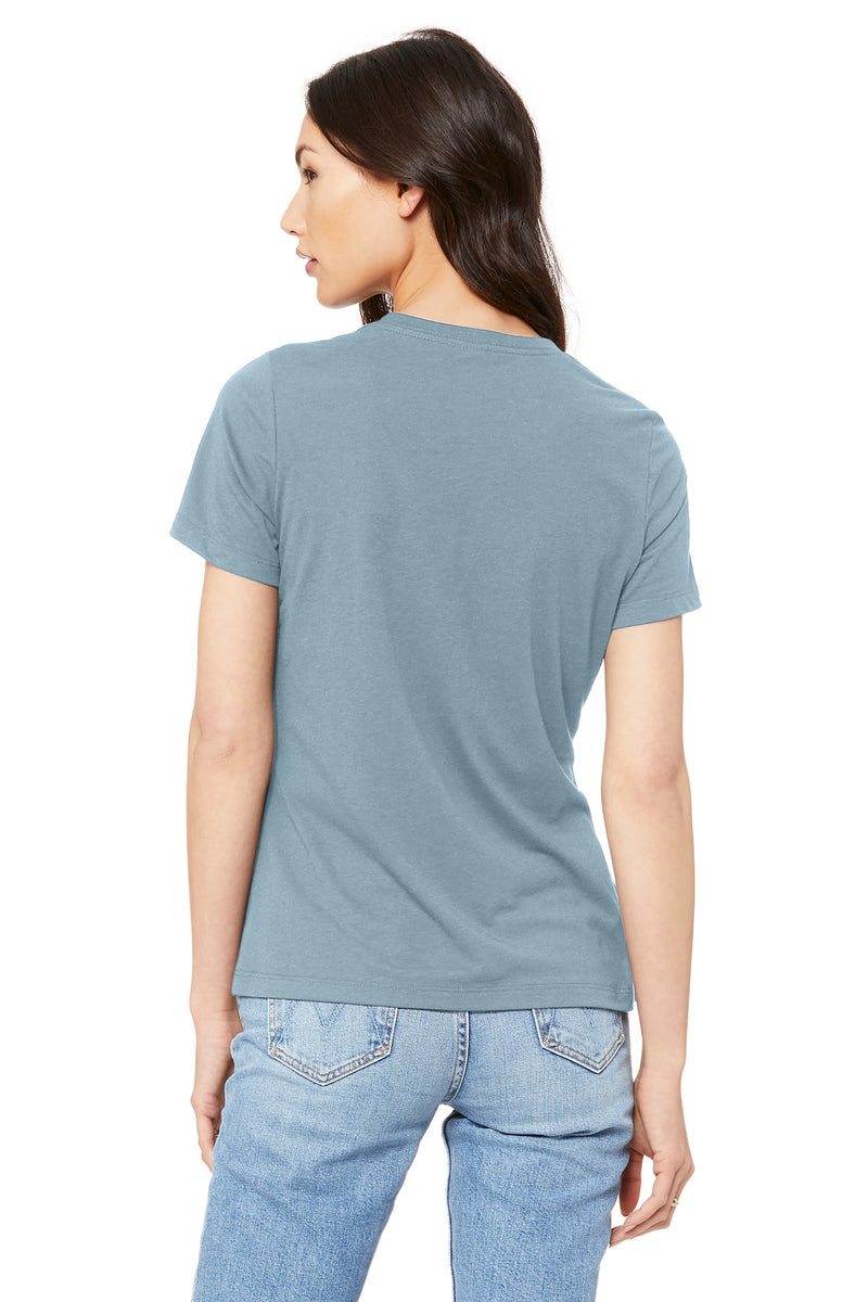 BELLA+CANVAS  Women's Relaxed Jersey Short Sleeve Tee - Vintage Denim