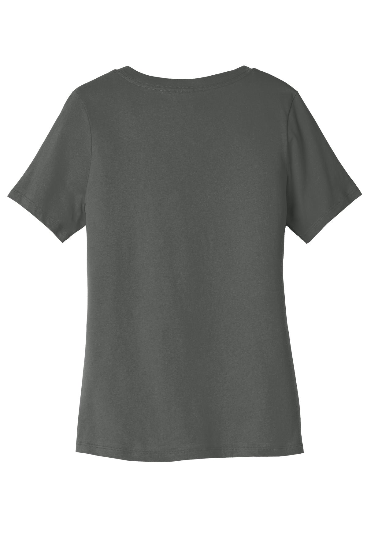 BELLA+CANVAS  Women's Relaxed Jersey Short Sleeve V-Neck Tee - Asphalt