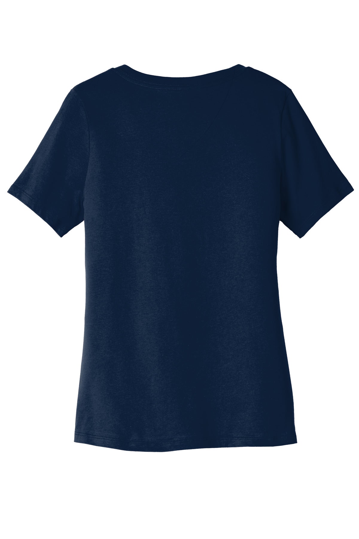 BELLA+CANVAS  Women's Relaxed Jersey Short Sleeve V-Neck Tee - Navy