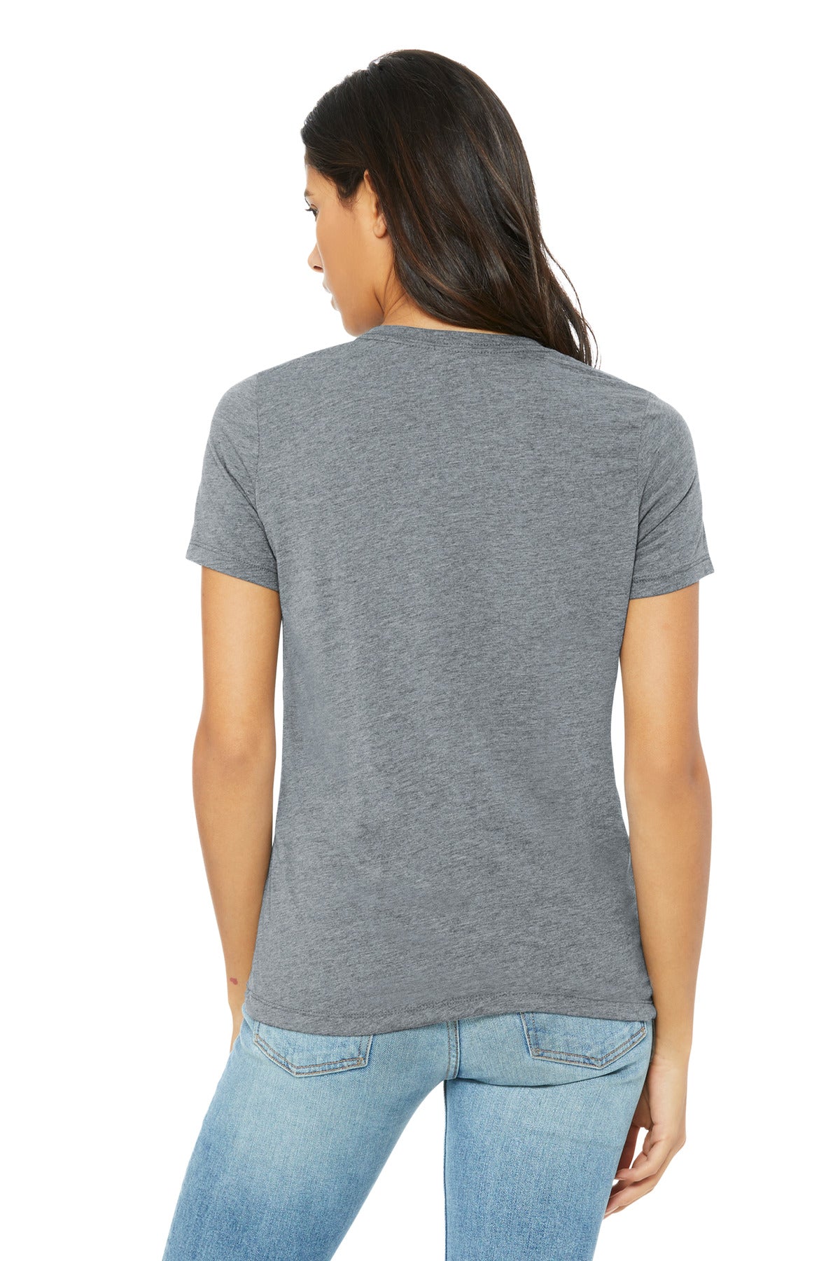 BELLA+CANVAS Women's Relaxed Triblend Tee - Athletic Grey Triblend