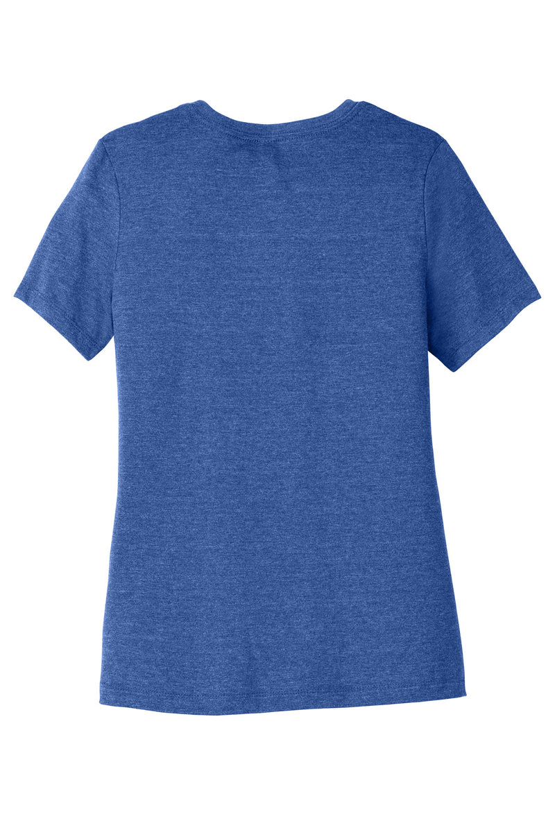 BELLA+CANVAS Women's Relaxed Triblend Tee - Blue Triblend