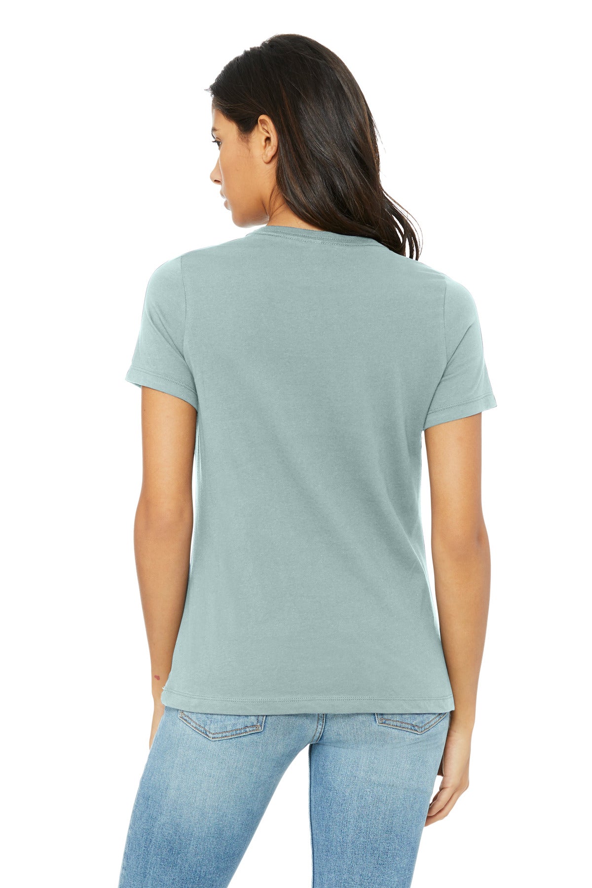 BELLA+CANVAS Women's Relaxed Triblend Tee - Dusty Blue Triblend