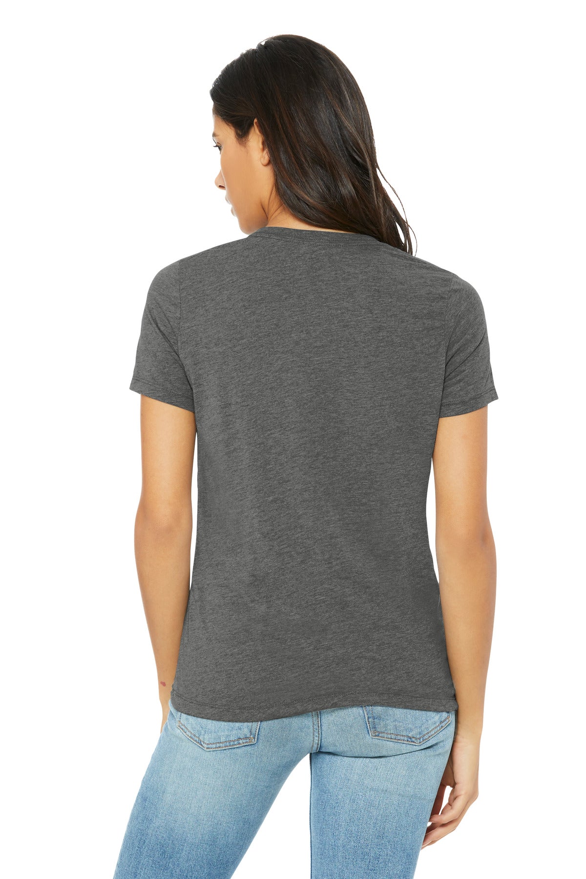 BELLA+CANVAS Women's Relaxed Triblend Tee - Grey Triblend