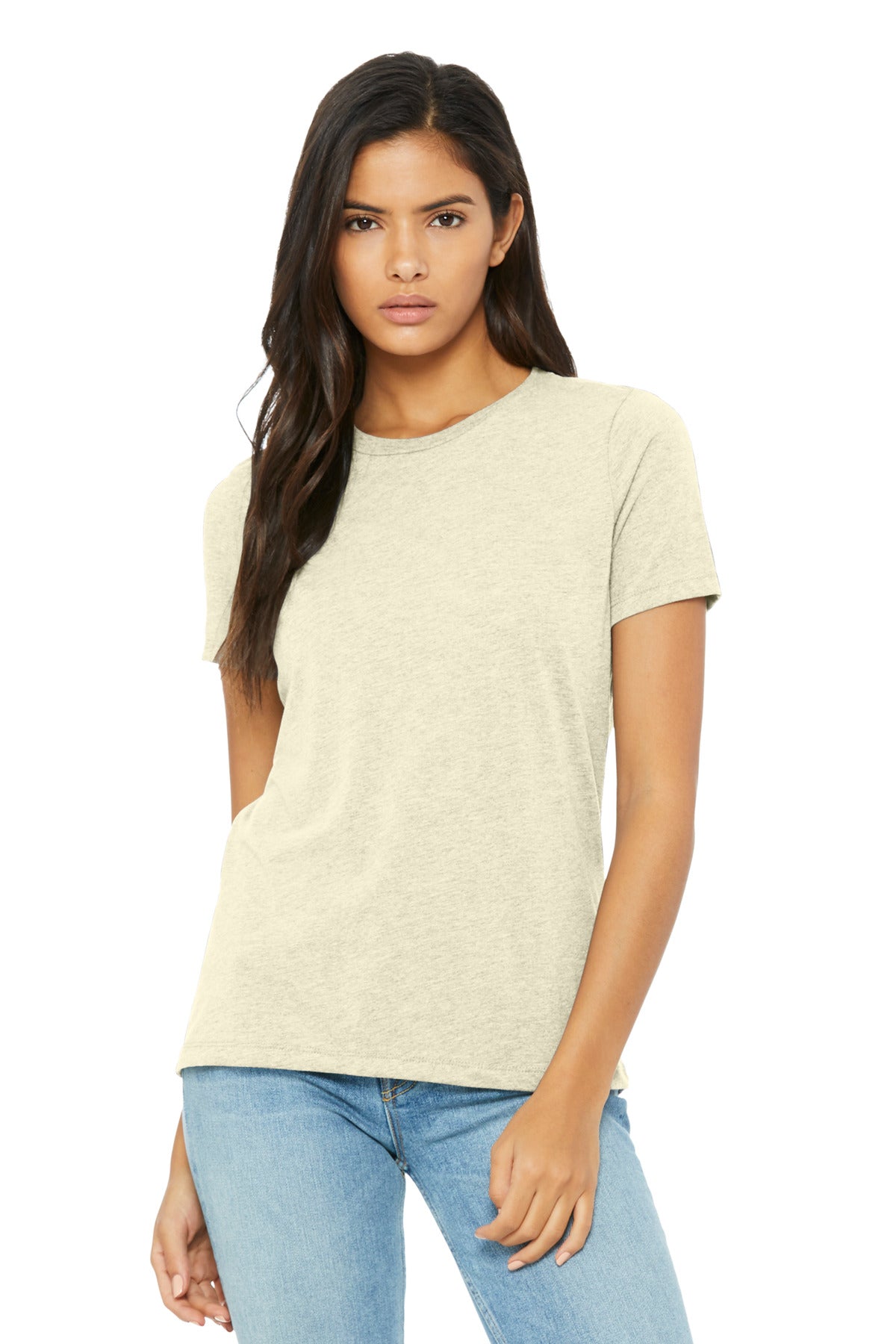BELLA+CANVAS Women's Relaxed Triblend Tee - Oatmeal Triblend