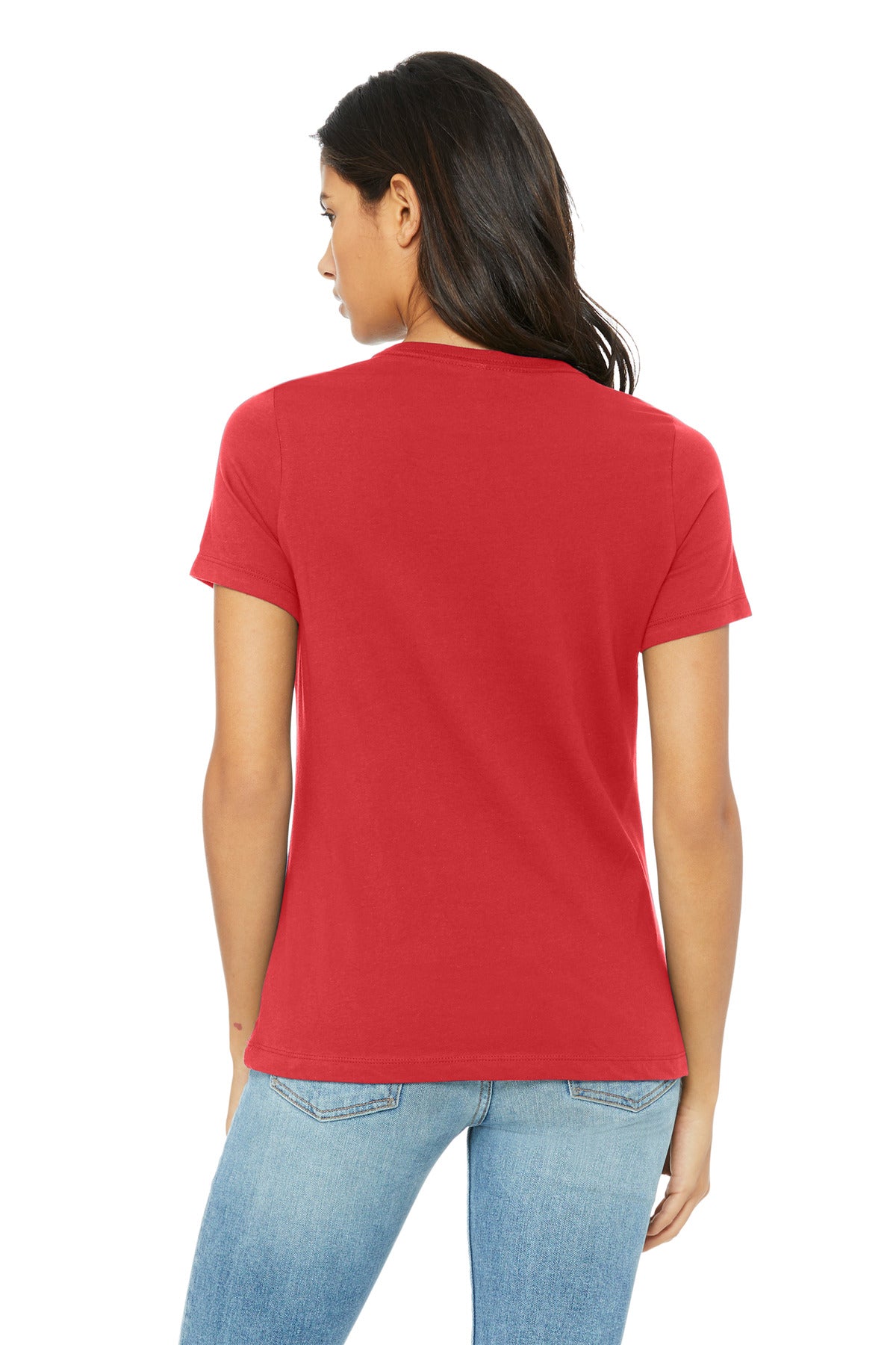 BELLA+CANVAS Women's Relaxed Triblend Tee - Red Triblend