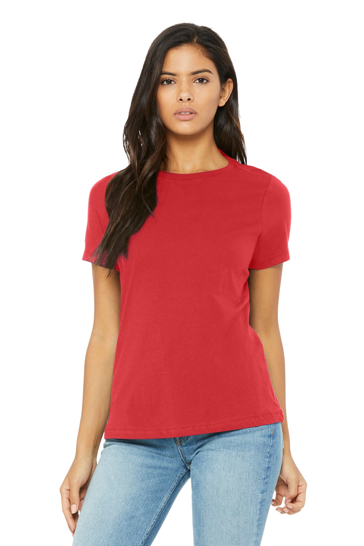 BELLA+CANVAS Women's Relaxed Triblend Tee - Red Triblend
