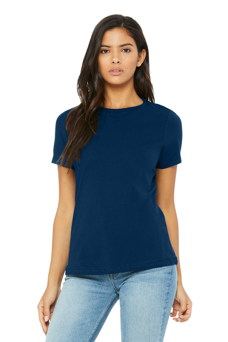 BELLA+CANVAS Women's Relaxed Triblend Tee - Solid Navy Triblend
