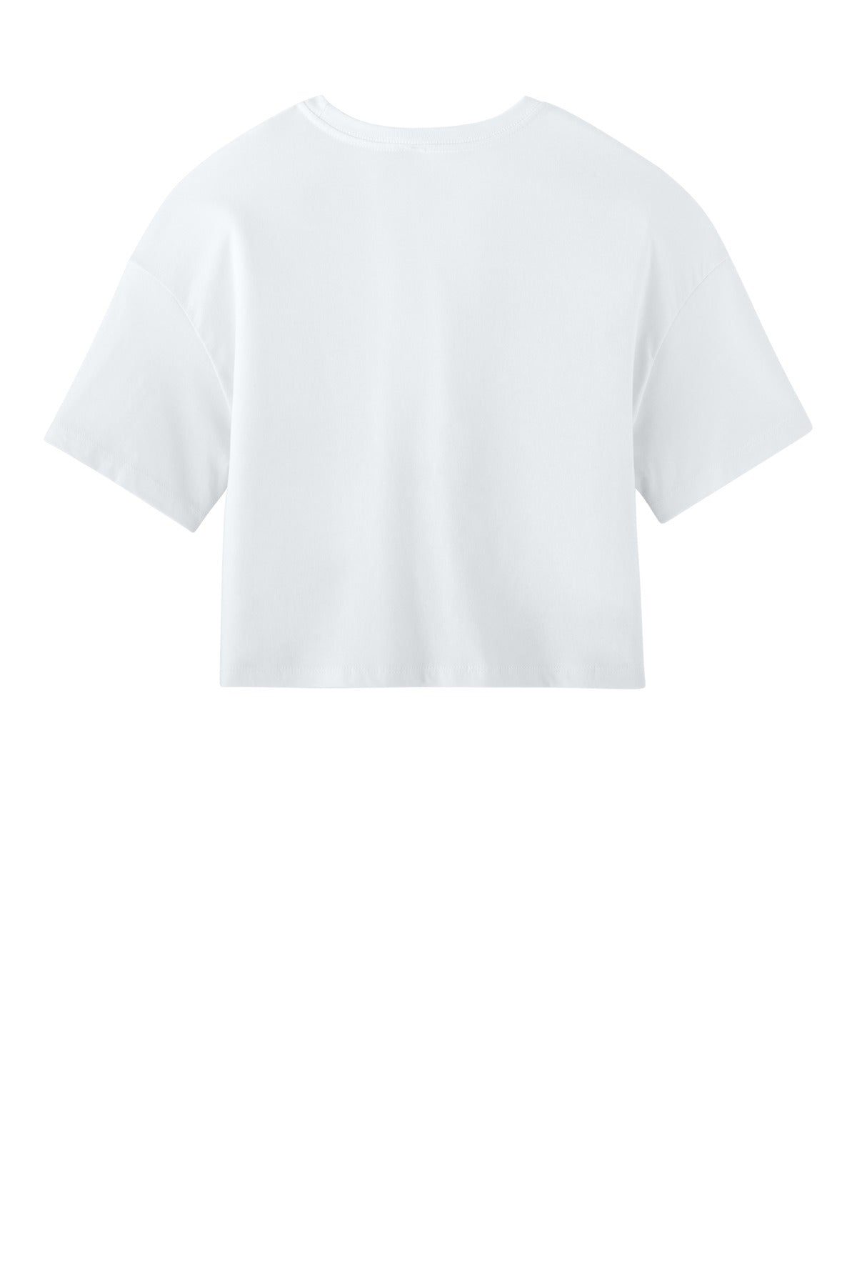 BELLA+CANVAS Women's Jersey Crop Tee - White
