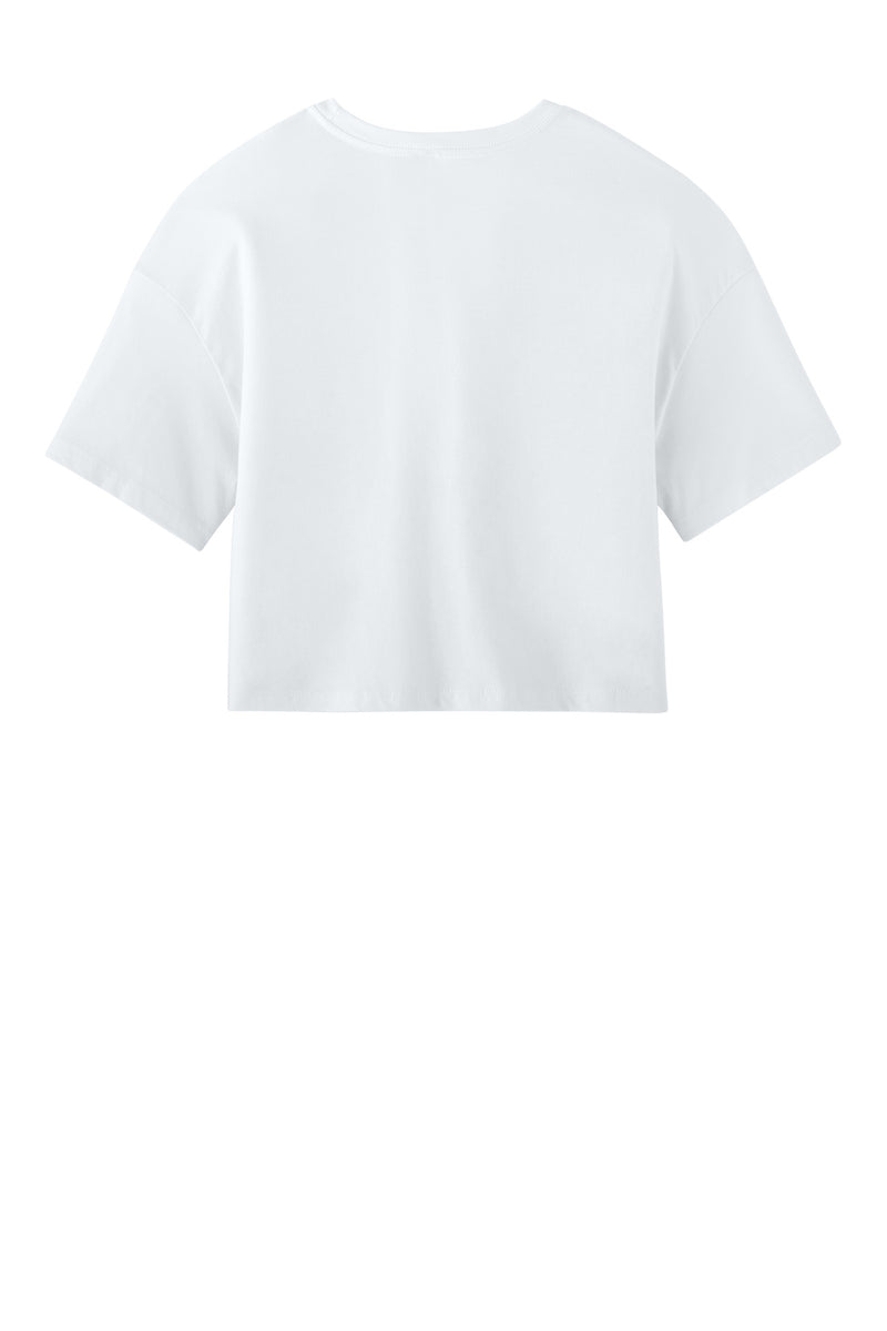 BELLA+CANVAS Women's Jersey Crop Tee - White