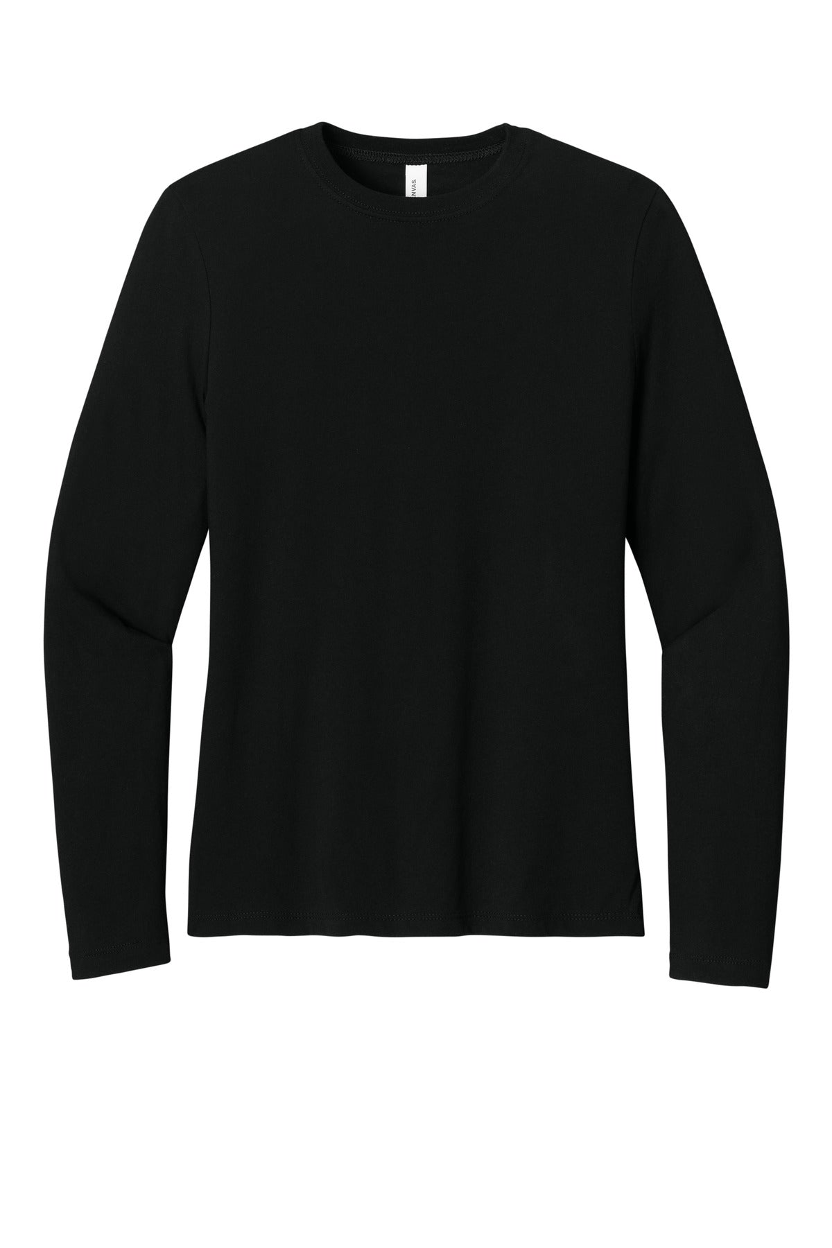 BELLA+CANVAS Women's Jersey Long Sleeve Tee - Black