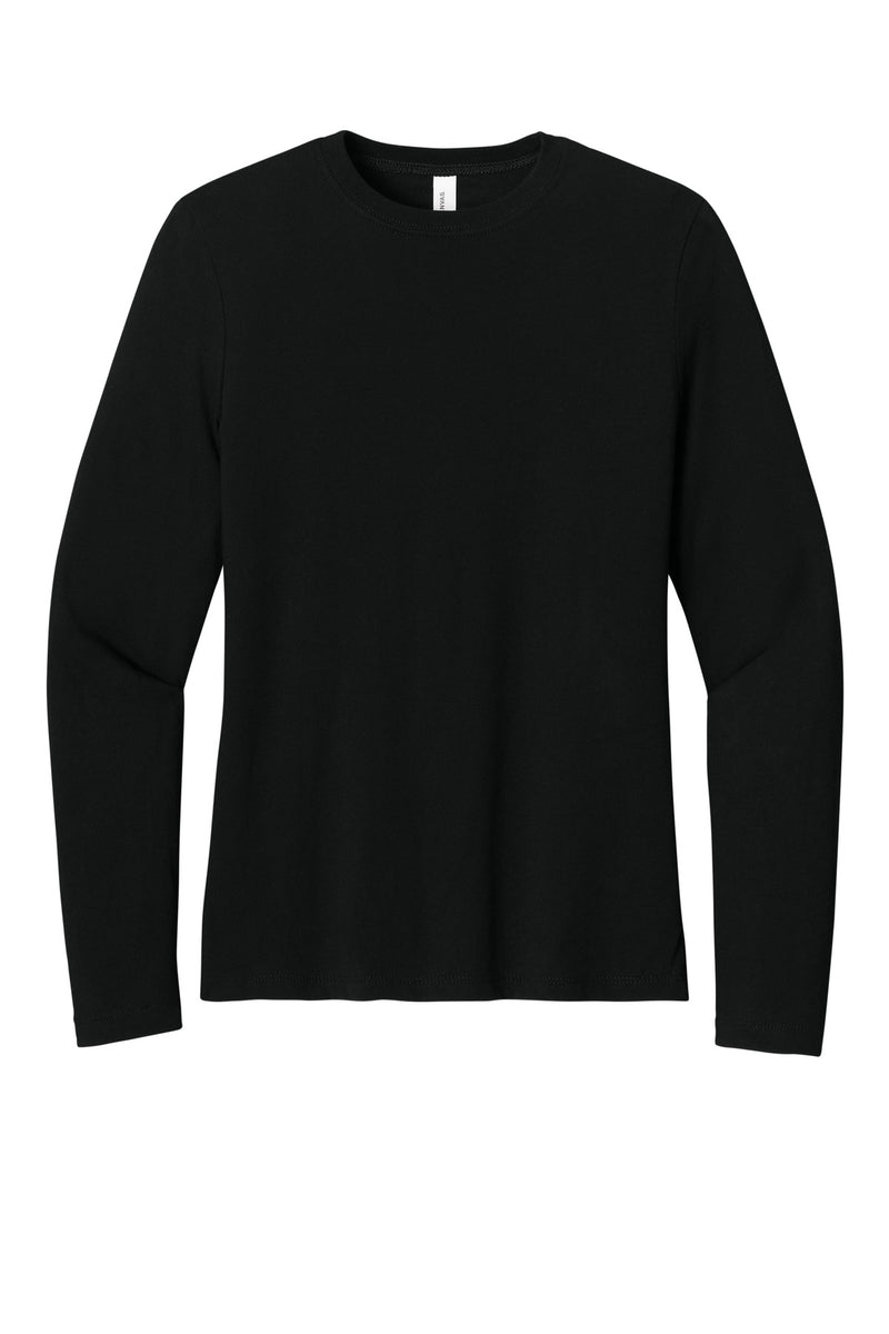 BELLA+CANVAS Women's Jersey Long Sleeve Tee - Black