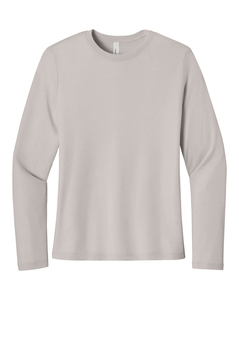 BELLA+CANVAS Women's Jersey Long Sleeve Tee - Heather Dust