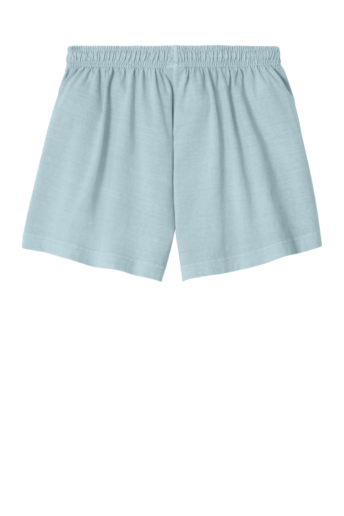 BELLA+CANVAS Women's Heavyweight Garment-Dyed Short - Light Washed Denim