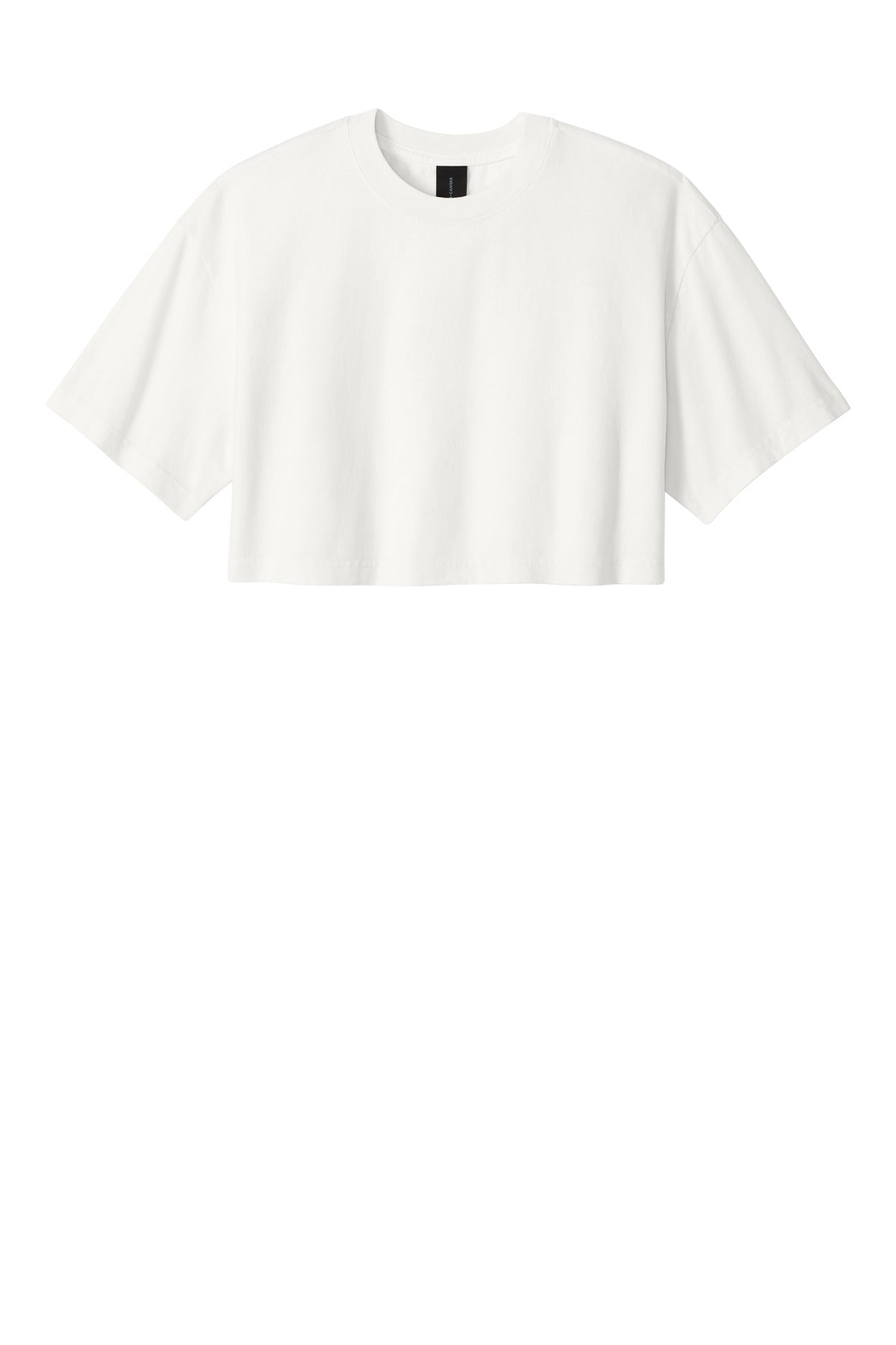 BELLA+CANVAS Women's Heavyweight Garment-Dyed Cropped Tee - Vintage White