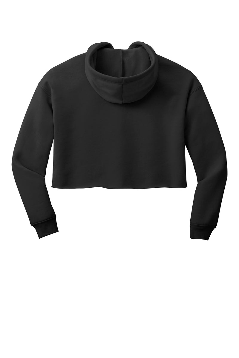 BELLA+CANVAS  Women's Sponge Fleece Cropped Fleece Hoodie - Black