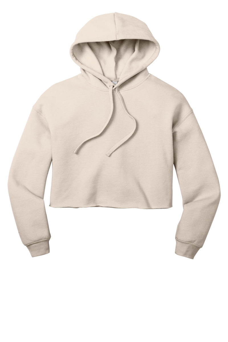 BELLA+CANVAS  Women's Sponge Fleece Cropped Fleece Hoodie - Heather Dust