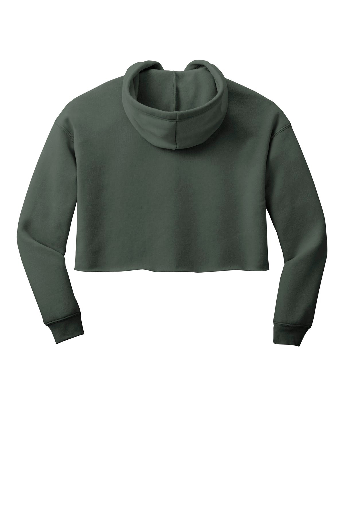 BELLA+CANVAS  Women's Sponge Fleece Cropped Fleece Hoodie - Military Green