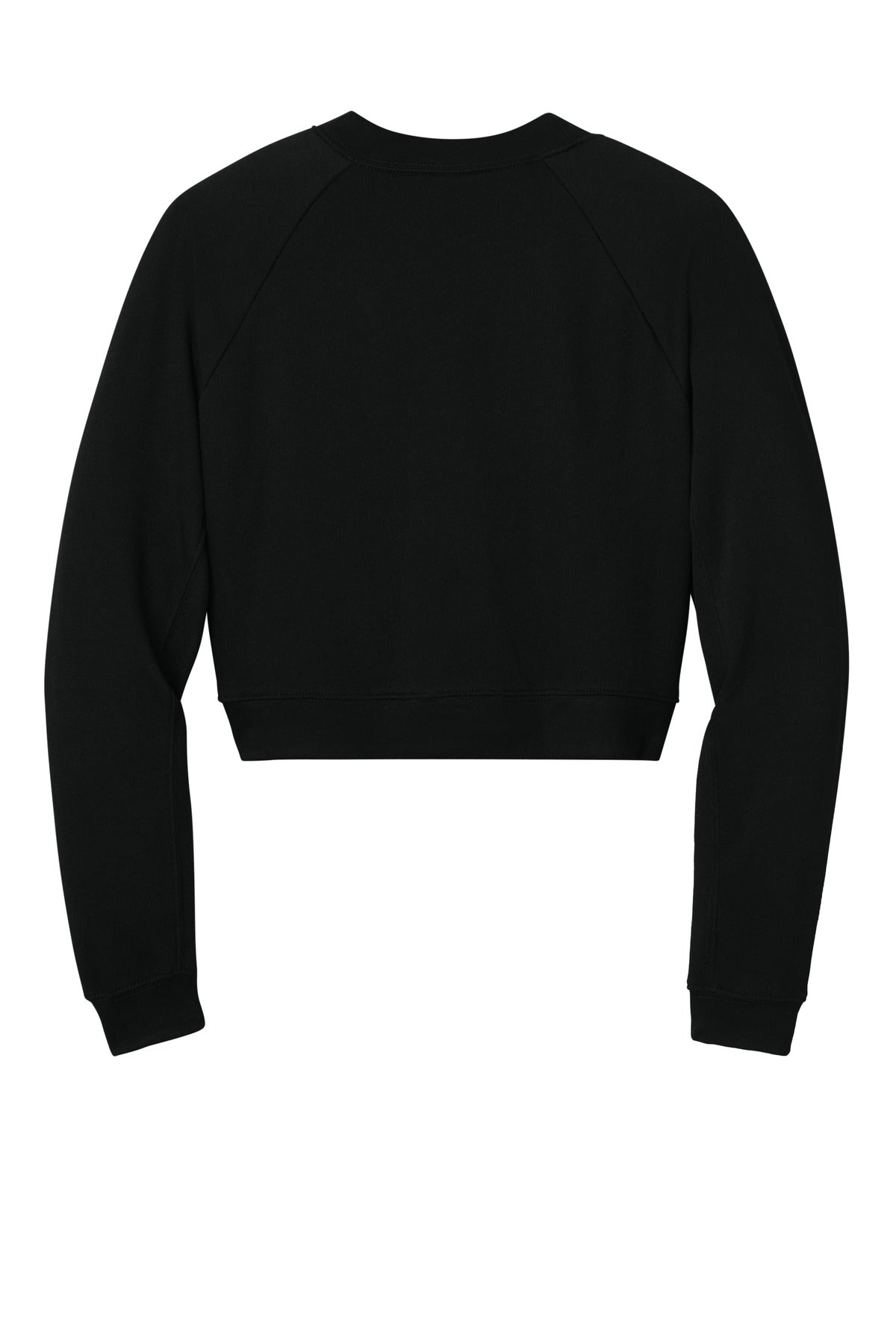 BELLA+CANVAS Women's Raglan Pullover Sponge Fleece - Black
